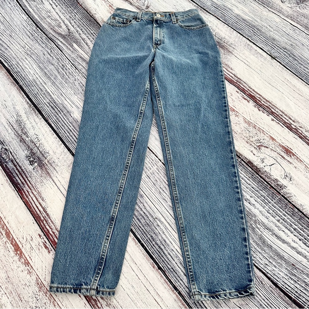 Vintage 90’s Levi’s 550 Relaxed Fit Tapered Leg High Rise Jeans - Picture 5 of 11